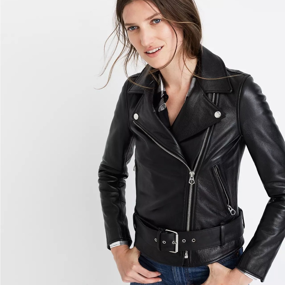 Madewell Ultimate Leather Motorcycle Jacket